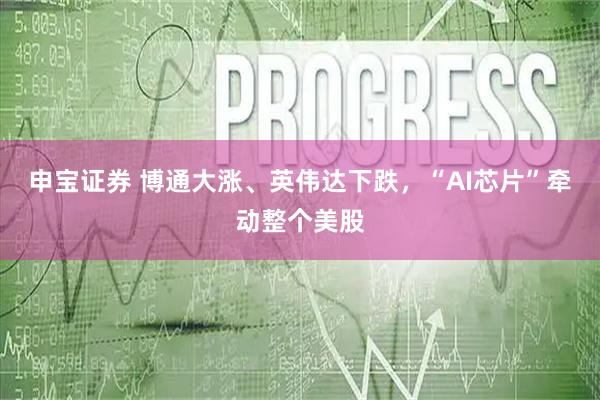 申宝证券 博通大涨、英伟达下跌，“AI芯片”牵动整个美股