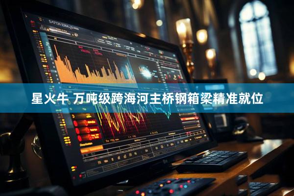 星火牛 万吨级跨海河主桥钢箱梁精准就位